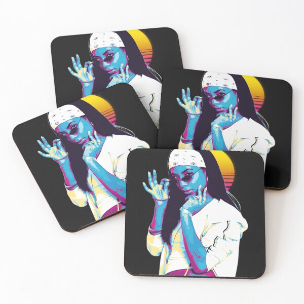 Item preview, Missy Elliott 90s Face Retro designed and sold by vasquesasacks.
