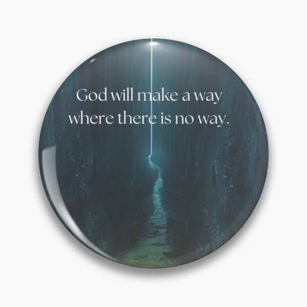 Item preview, God Will Make a Way Christian Inspirational Ocean Faith Art designed and sold by Jesus-istheway.