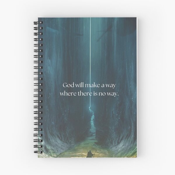 Item preview, God Will Make a Way Christian Inspirational Ocean Faith Art designed and sold by Jesus-istheway.
