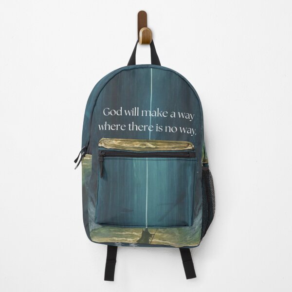 Item preview, God Will Make a Way Christian Inspirational Ocean Faith Art designed and sold by Jesus-istheway.