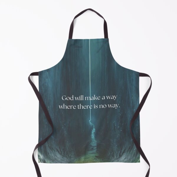 Item preview, God Will Make a Way Christian Inspirational Ocean Faith Art designed and sold by Jesus-istheway.