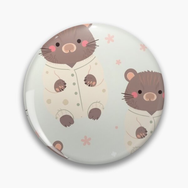 Item preview, Cute Wombats in Pyjamas with Stars designed and sold by pUNKnown.