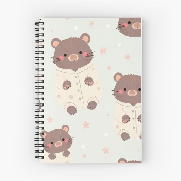 Item preview, Cute Wombats in Pyjamas with Stars designed and sold by pUNKnown.
