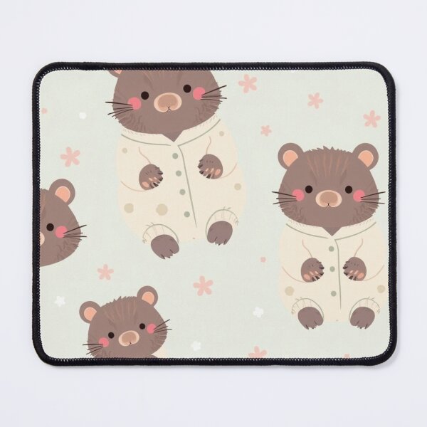 Item preview, Cute Wombats in Pyjamas with Stars designed and sold by pUNKnown.