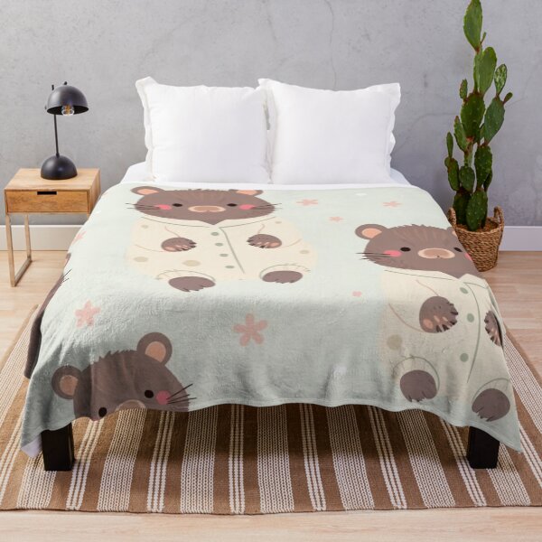 Item preview, Cute Wombats in Pyjamas with Stars designed and sold by pUNKnown.