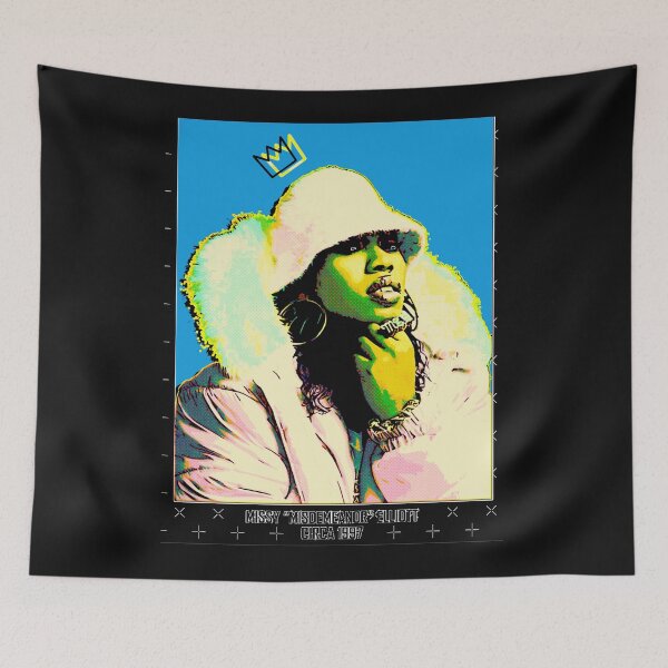 Item preview, Missy Elliott 90s Face Retro designed and sold by vasquesasacks.