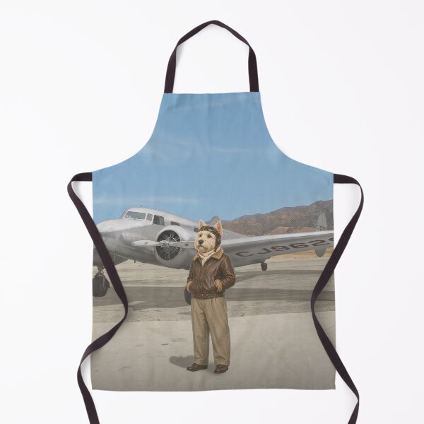 Item preview, Flight CJ96296 – Vintage Aviator Scottie Dog Art designed and sold by CJChronicles.