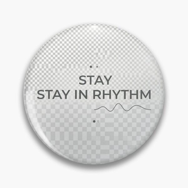 Item preview, Stay In Rhythm Minimalist Music Mindset Design designed and sold by DarioTactical.