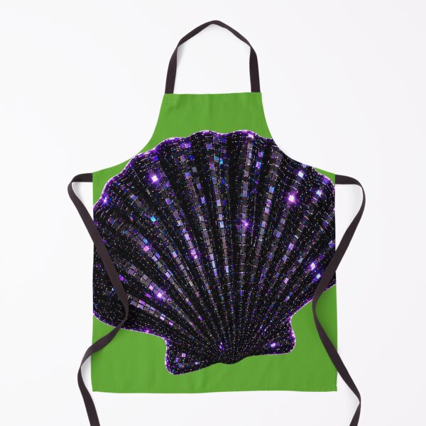 Item preview, Aesthetic disco neon black Sea shell designed and sold by Heaven1111.