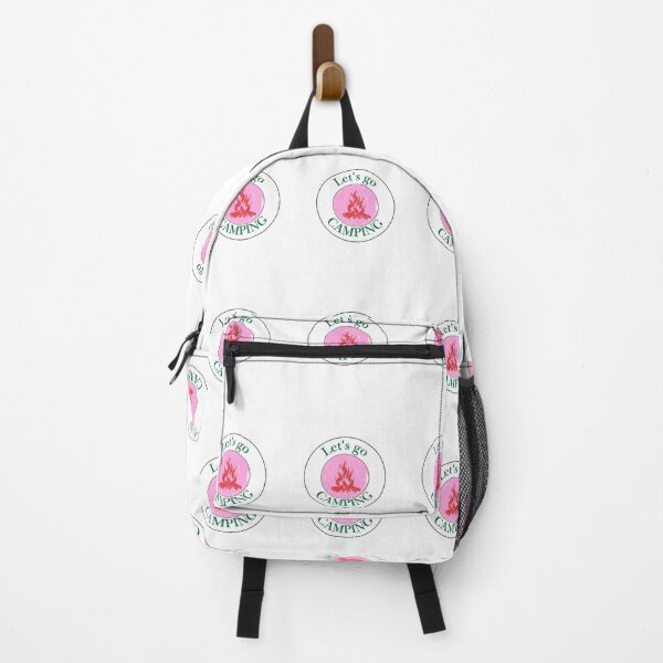 Item preview, Retro Pink Sun Camping - Modern Adventure & Bonfire Art designed and sold by Atlasoloji.