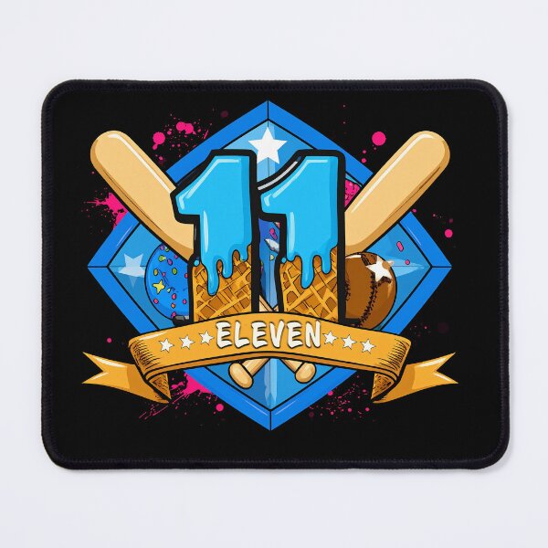 Item preview, Baseball 11 Year Old Ice Cream Drip 11th Birthday Boy Player designed and sold by Mavesha.