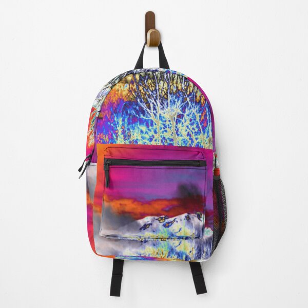 Item preview, Mountain Through The Trees E7 colorful photo abstract design designed and sold by SmashingDeals.