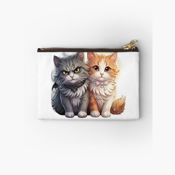 Item preview, The Guardian and the Grump: Angelic & Infernal Feline Duo designed and sold by Stickivo.