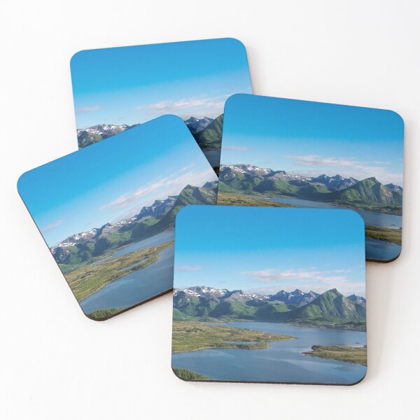 Item preview, Lofoten mountain panorama designed and sold by Storbeck Fotografie .