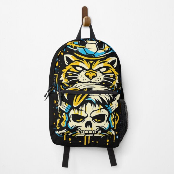 Item preview, Cyberpunk Skull Soccer Streetwear Design – Eagle Tiger Graffiti Football Art designed and sold by JonelCrafts.