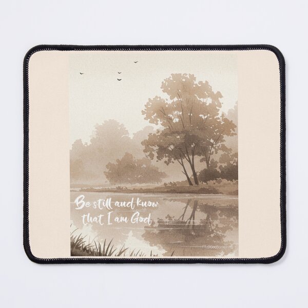 Item preview, Be still and know that I am God peaceful Calm moment Take time to breathe Psalm 46:10 designed and sold by FTLOG.