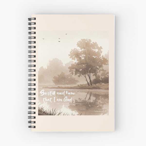 Item preview, Be still and know that I am God peaceful Calm moment Take time to breathe Psalm 46:10 designed and sold by FTLOG.