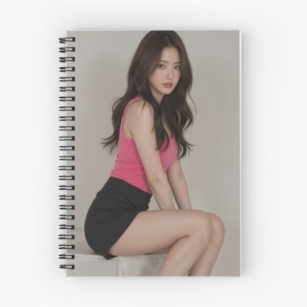 Item preview, Pink Tank Top & Black Mini Skirt Beauty Poster – Clean Studio Portrait designed and sold by SEIMEI2025.