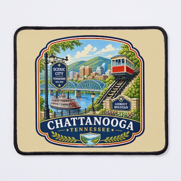 Item preview, Chattanooga, Tennessee - Scenic City Bridge designed and sold by Myra365Art.