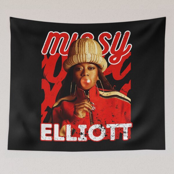 Item preview, Missy Elliott 90s Face Retro designed and sold by vasquesasacks.