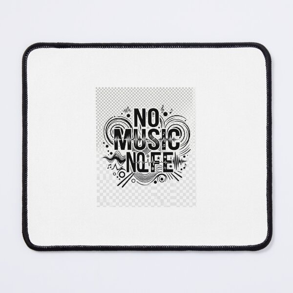 Item preview, No Music No Life Streetwear Typography Design designed and sold by DarioTactical.
