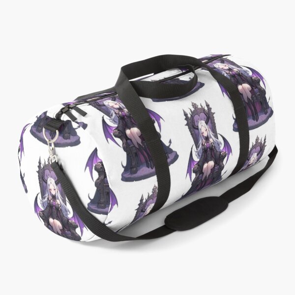 Item preview, Anime demon girl on a purple throne designed and sold by ArtsJulian.