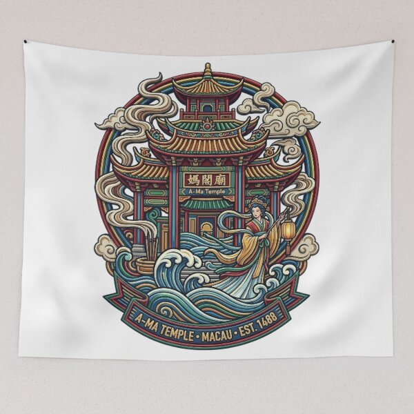 Item preview, A-MA TEMPLE MACAU designed and sold by likbatonboot.