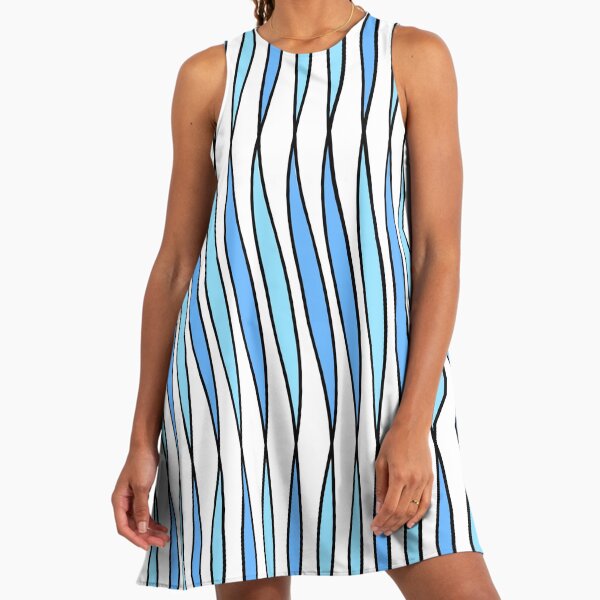 knee length dresses for ladies THE CURVE BETWEEN THE LINES DRESS IN BLACK – THE OWN STUDIO main image 1