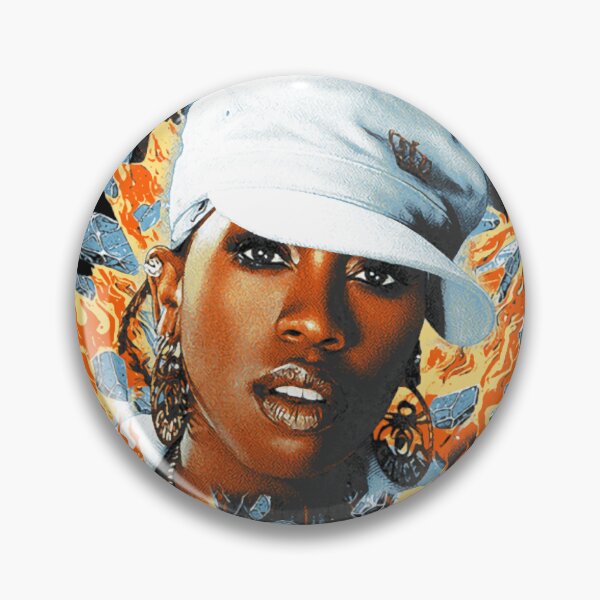 Item preview, Missy Elliott 90s Face Retro designed and sold by vasquesasacks.