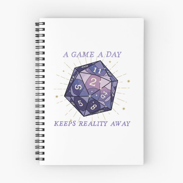 Item preview, A Game a Day Dungeons and Dragons D20 designed and sold by heyhuecreatives.
