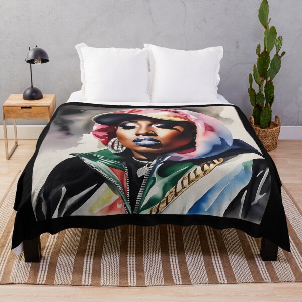 Item preview, Missy Elliott 90s Face Retro designed and sold by vasquesasacks.