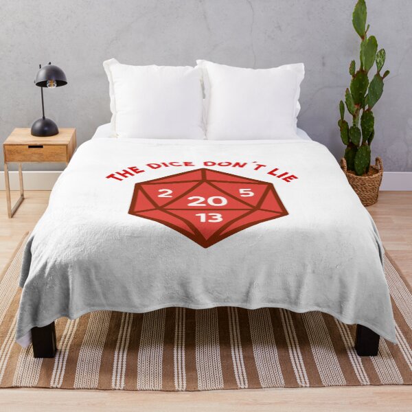 Item preview, The Dice Don't Lie Dungeons and Dragons D20 designed and sold by heyhuecreatives.
