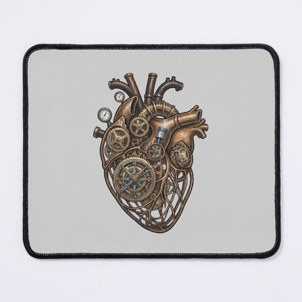 Item preview, Steampunk Mechanical Heart | Anatomical Clockwork Gears Design designed and sold by PryntedLabs.