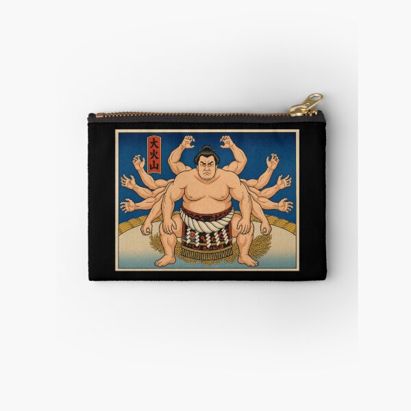 Item preview, Ukiyo-e Multi-Arm Sumo Wrestler Japanese Woodblock Style Design designed and sold by TheTrendsDesk.