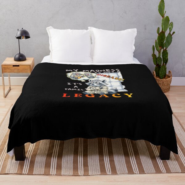 Item preview, My madness is a family legacy. Funny family cartoon raccoon design. designed and sold by Creative-Sanc.