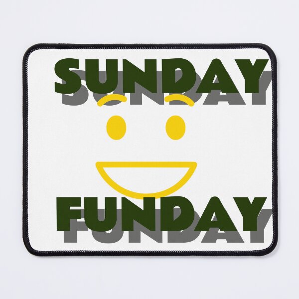 Item preview, Sunday Funday Happy Smiley Face Positive Weekend Quote designed and sold by tineldesign.