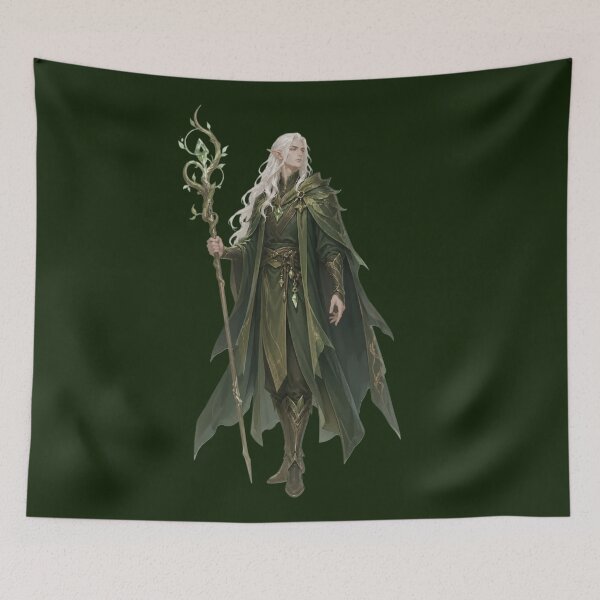 Item preview, fantasy dnd elf designed and sold by lilypadblue.