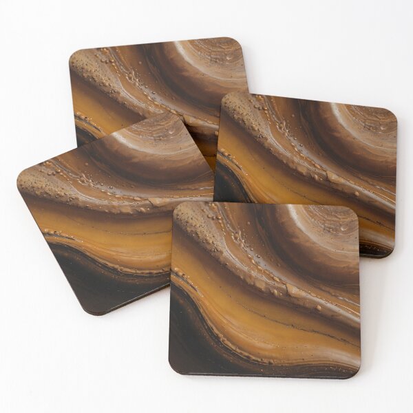 Item preview, Liquid Terracotta and Espresso Tactile Abstract designed and sold by Glitchart66.