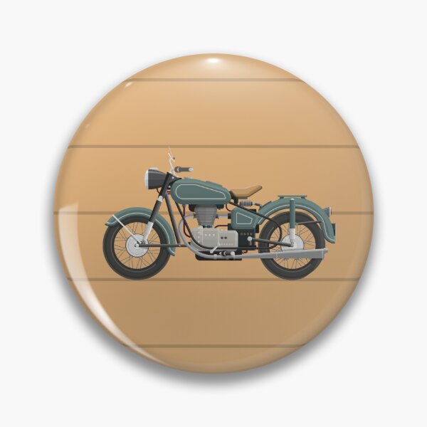 Artikelvorschau, Nahtloses Musterdesign für Vintage-Motorräder in Grau und Orange entworfen und verkauft von NadDot.