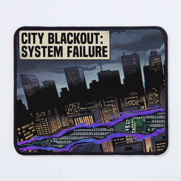 Item preview, City Blackout Digital Rift System Failure designed and sold by TheCalmEdit.