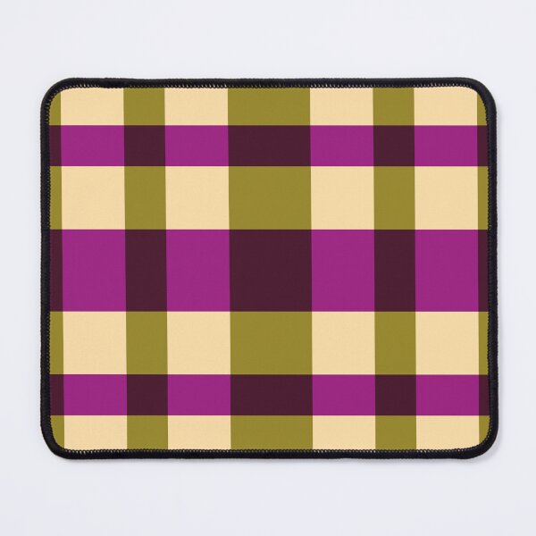Item preview, Modern plaid check pattern pink yellow designed and sold by Bloomiastudio.
