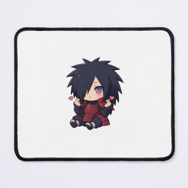 Item preview, “Madara Uchiha Cute Chibi – Silent Power Anime Mood” designed and sold by ZenOtaku Lab.