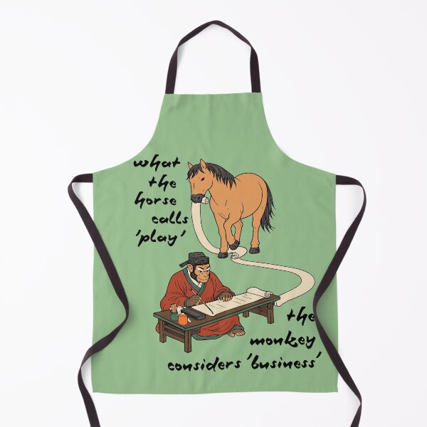 Item preview, What the Horse Calls Play - Horseplay, Monkey Business Meme  designed and sold by SpaceDogLaika.