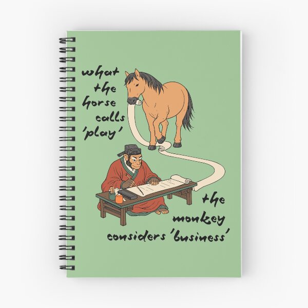 Item preview, What the Horse Calls Play - Horseplay, Monkey Business Meme  designed and sold by SpaceDogLaika.