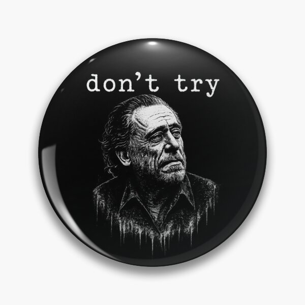 Item preview, Don’t Try Minimalist Writer Quote Grunge Portrait Shirt designed and sold by ThreadTheory976.