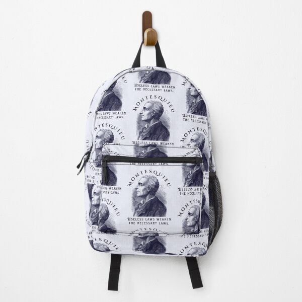 Item preview, Montesquieu quote: Useless laws weaken the necessary laws. designed and sold by artbleed.