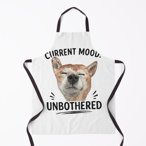Item preview, Current Mood Unbothered Dog – Funny Chill Pet Design designed and sold by DIY by Daphne Co..