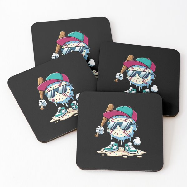 Item preview, Cool Melting Baseball Iced Sports Cartoon Design designed and sold by OlyvieArt.