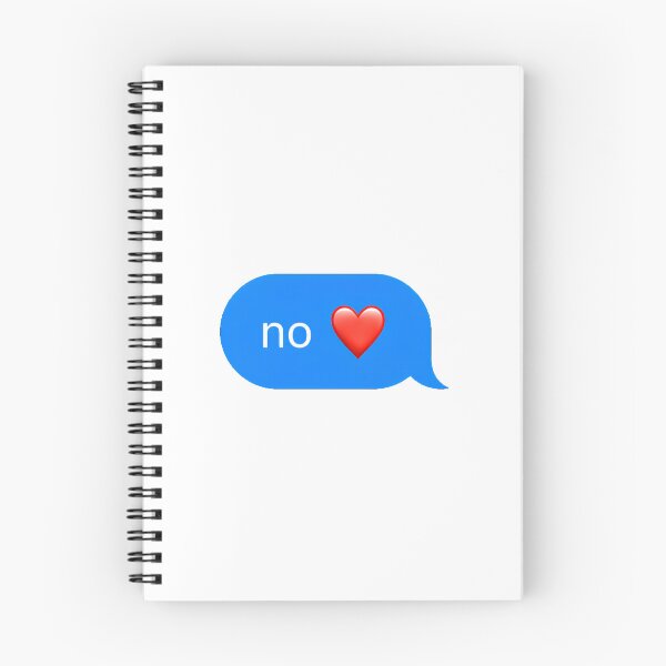 Item preview, "no <3" Text Message designed and sold by PrettiPrintts.