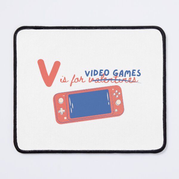 Item preview, V is for Video Games Not Valentines designed and sold by heyhuecreatives.